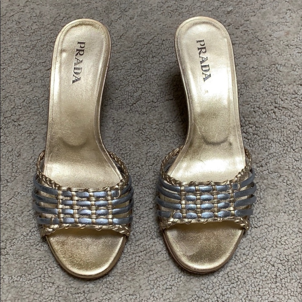 Prada wedge sandal